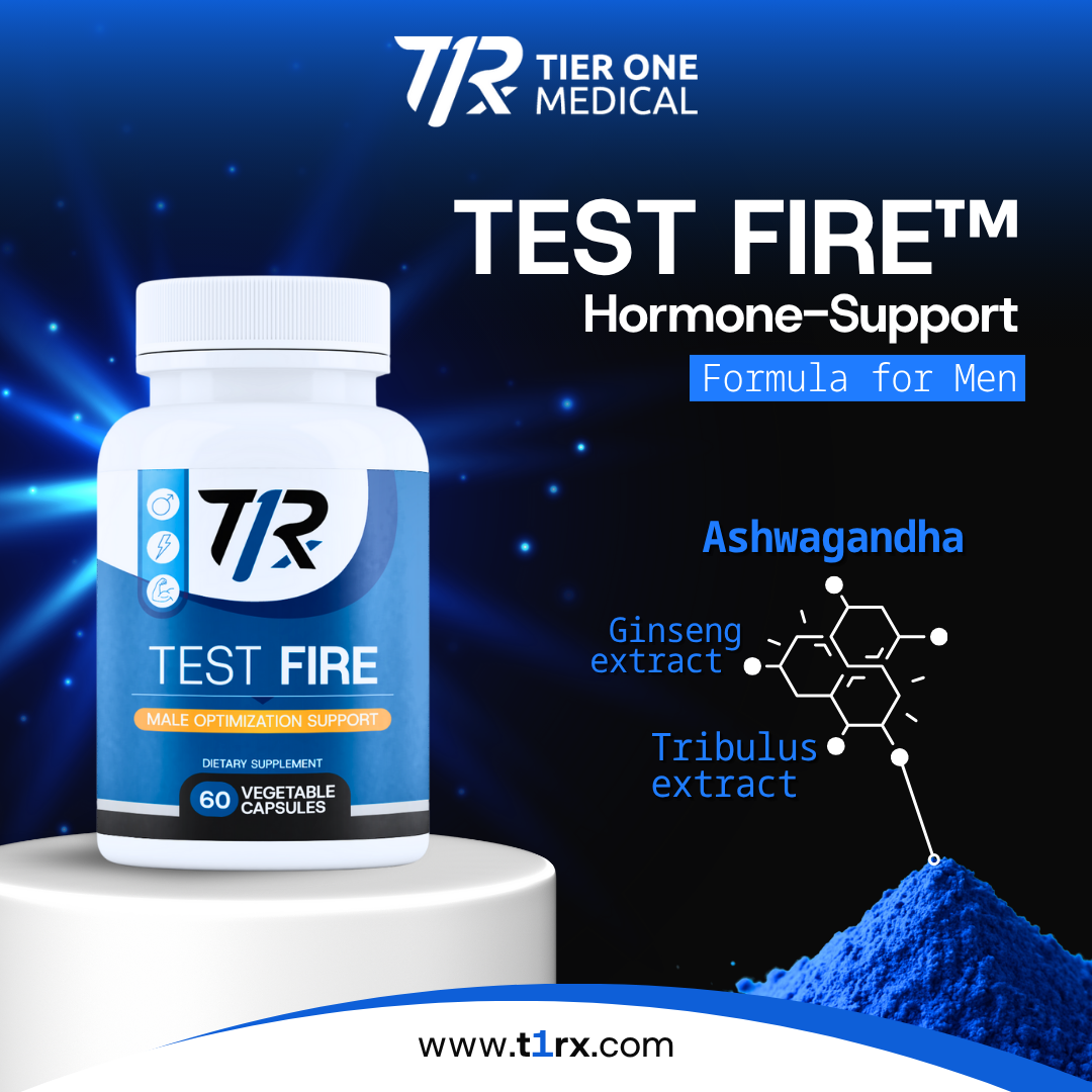 TEST FIRE™ Natural Testosterone & Mood Booster for Men