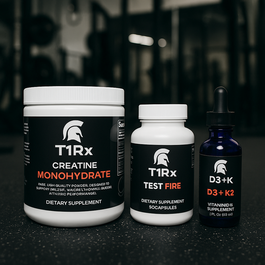 FORCE MULTIPLIER STACK: Triple threat stack for enhanced strength, hormonal balance, and elite-level output.
