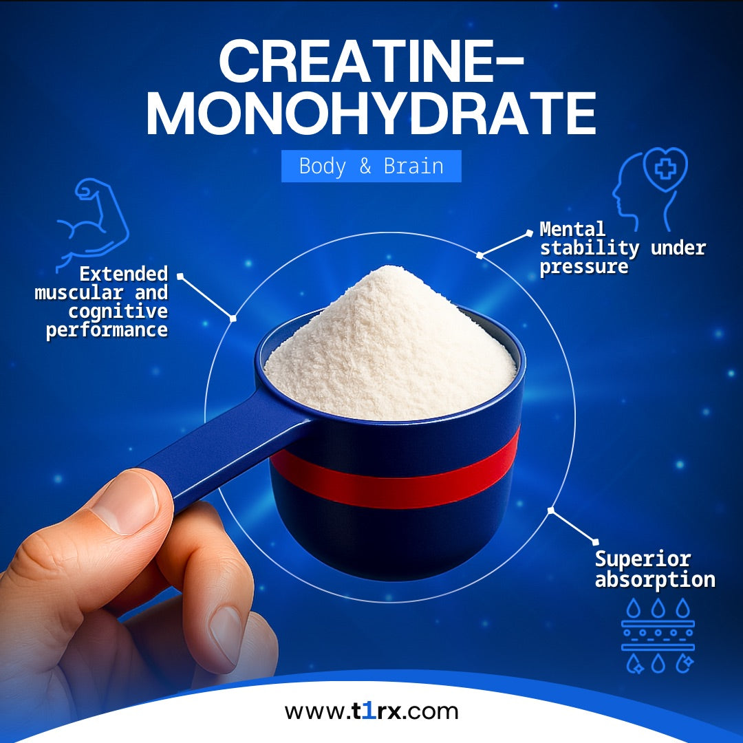 Creatine-Monohydrate Powder by T1RX