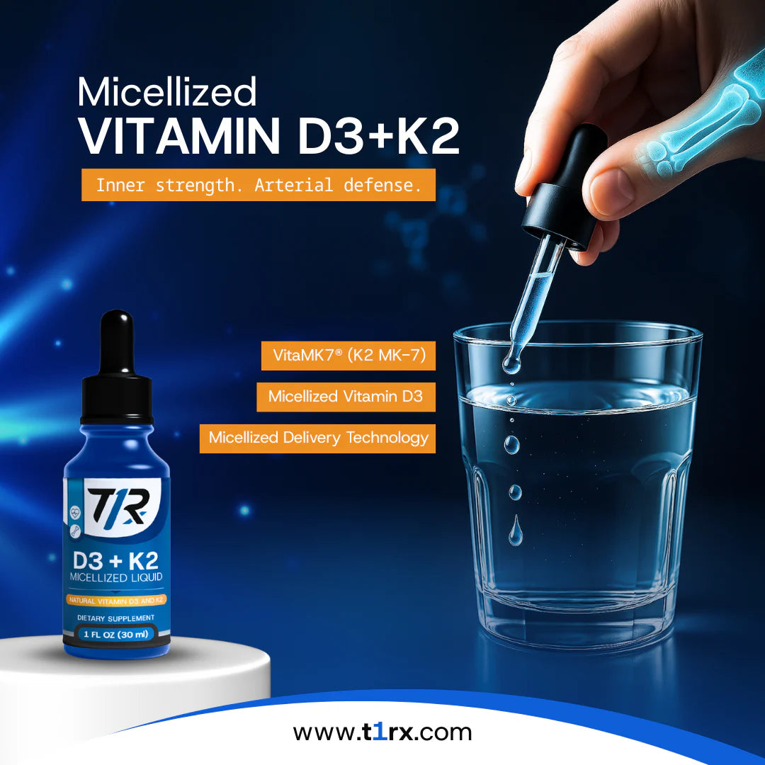 Micellized Vitamin D3 +K2 Liquid-T1RX