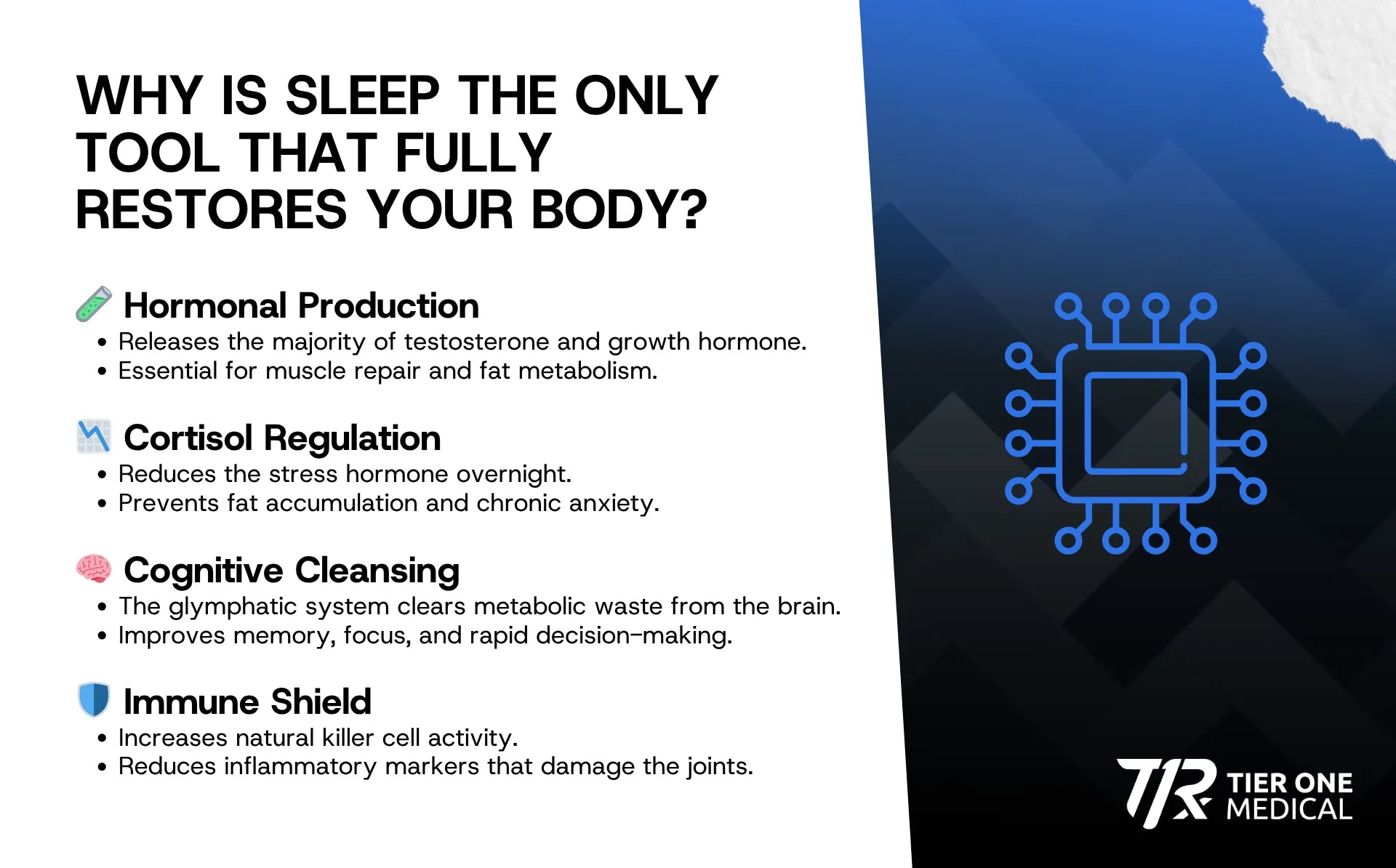Why is sleep the only tool that fully restores your body?