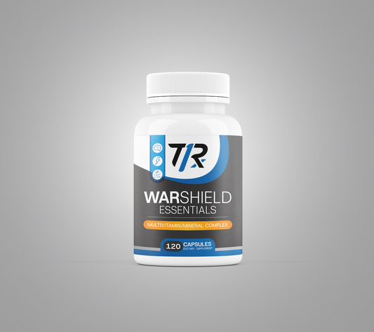 WAR SHIELD™ All-in-One Multivitamin · Omega-3 EPA/DHA · Spore-Based Probiotic