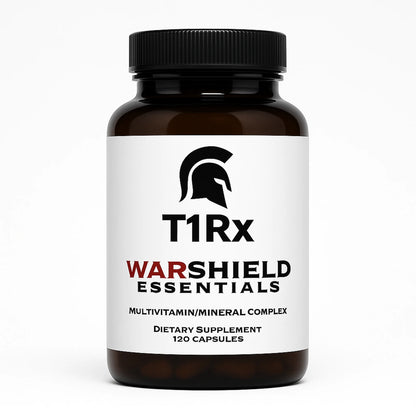 WAR SHIELD™ All-in-One Multivitamin · Omega-3 EPA/DHA · Spore-Based Probiotic